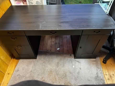 Photo of free large black desk (Polegate BN24) #1