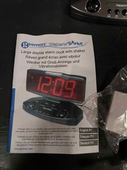 Photo of free Wake & Shake Alarm Clock (Lambs Green RH12) #2