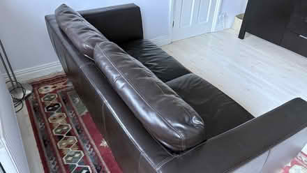 Photo of free Real Leather 2 Seater Sofa_Dark Chocolate-Brown (Chalfont Common SL9) #4