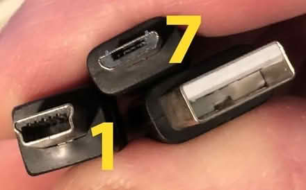 Photo of free USB-A charging cables - mini and micro connectors [20886] #1