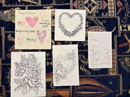 Photo of free Paper heart/flower imagery (Ossining) #1
