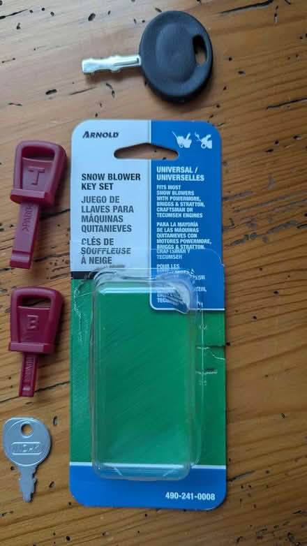 Photo of free Snow Blower Keys (Magoun Sq) #2