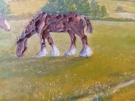 Photo of free oil painting shire horses (Melksham) #2