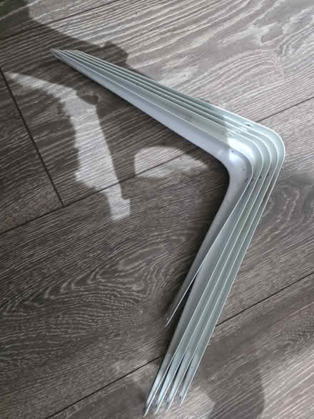 Photo of free White Shelf Brackets (Bedlington NE22) #1