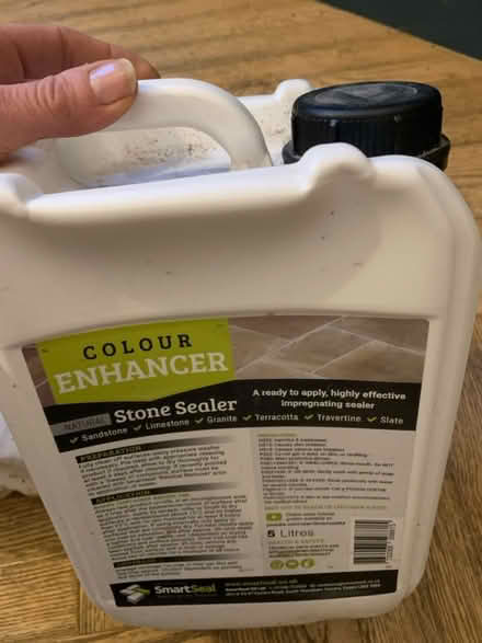 Photo of free 2 x 5 litre bottles Stone Sealer (East Finchley N2) #2
