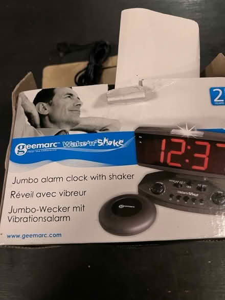 Photo of free Wake & Shake Alarm Clock (Lambs Green RH12) #1
