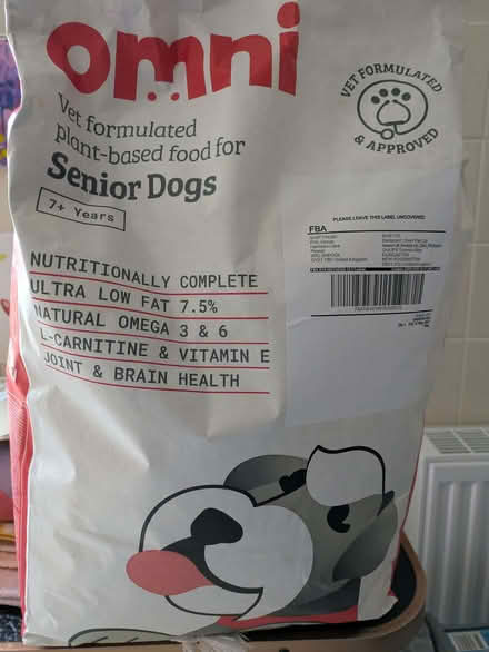 Photo of free 6 kg bag Omni Senior Dry Dog Food (Wistaston CW2) #1