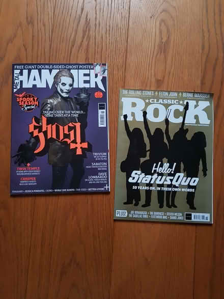 Photo of free About 50 heavy metal magazines (Carleton FY6) #1