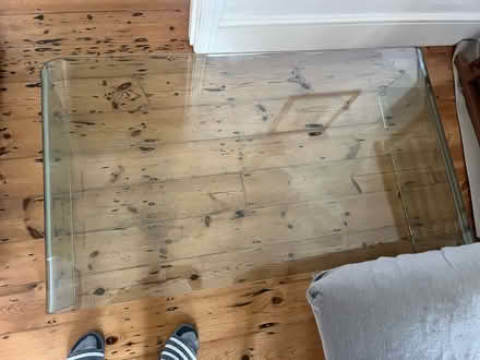 Photo of free Glass coffee table (London, Alexandra Palace N22) #1
