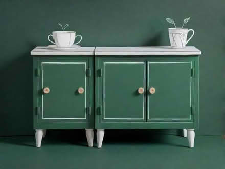 Photo of pair of bedside cupboards (Pensby CH61) #1