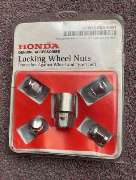 Photo of free Honda locking wheel nuts (Grays RM16) #1