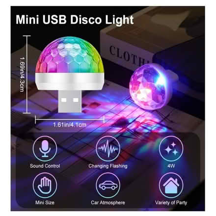 Photo of free 3 x Mini USB Disco Lights (Salford, M3) #1