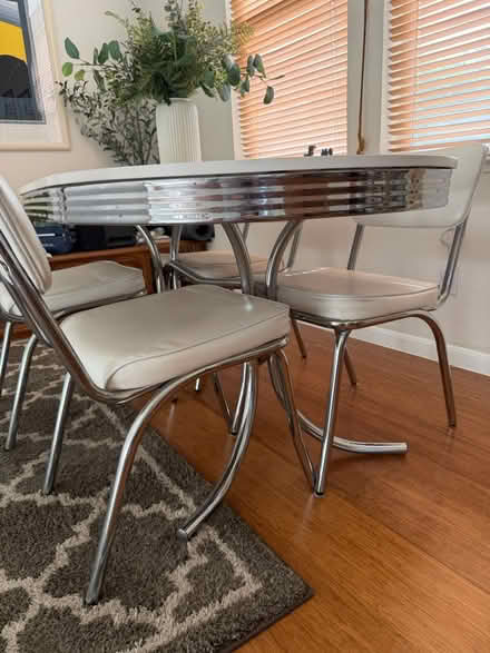 Photo of free Dining table set with chairs (East Palo Alto) #3