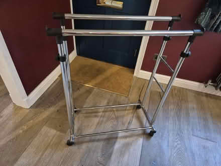 Photo of free Two clothes rails (Quorn LE12) #2
