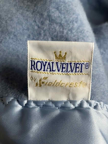 Photo of free Large all wool blue blanket (Walton Manor OX2) #2