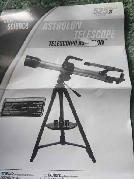 Photo of free Edu Science Astrolon kids telescope (Central Aurora) #1