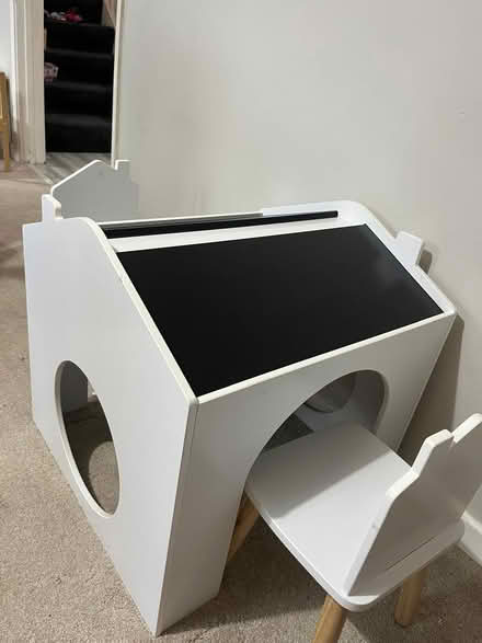 Photo of free Kids art table with 2 chairs (Leominster) #1