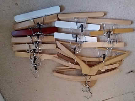 Photo of free Wooden coat hangers (Wrington BS40) #1
