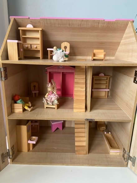 Photo of free Wooden Doll house (Telegraph Hill Lewisham) #2