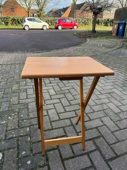 Photo of free Wooden fold out table (Bishops Cleeve) #1