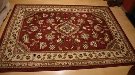 Photo of free Large Red Rug (Barkisland Halifax) #1