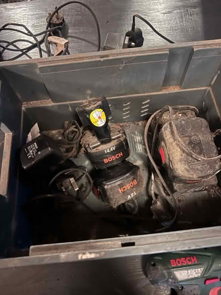 Photo of free Box of Bosch drill bodies & batts (Lambs Green RH12) #4