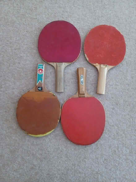 Photo of free Old table tennis paddles (Beaconsfield HP9) #1