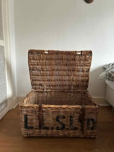 Photo of free Wicker storage chest (Homerton E5) #2