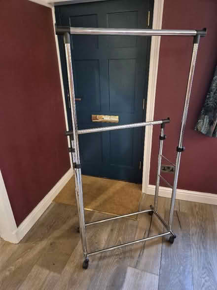 Photo of free Two clothes rails (Quorn LE12) #1