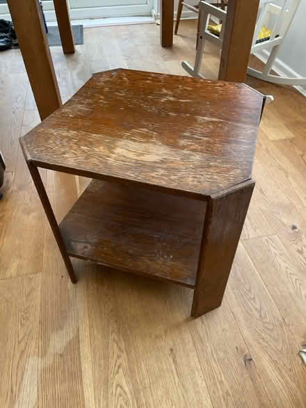 Photo of free Wooden side table (Landport, lewes) #1