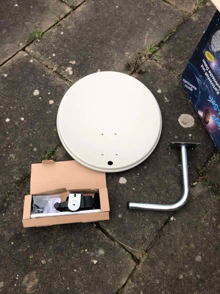 Photo of free MF Satellite dish with fixings (Earlham NR5) #1