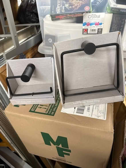 Photo of free toilet roll holder and towel ring (Highburton HD9 0QW) #3