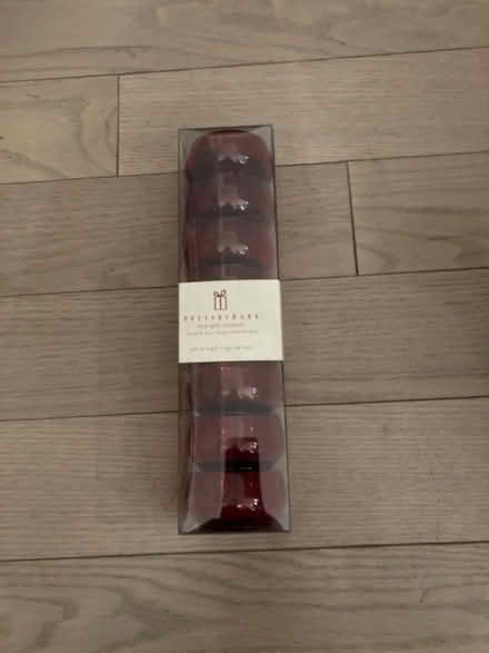 Photo of free pottery barn red tea light holders (Kennedy/16th in Markham) #1