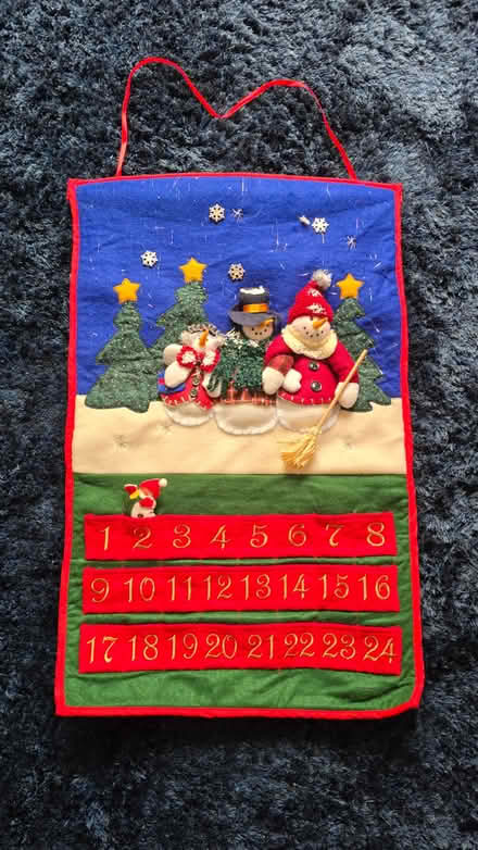 Photo of free Lovely wall hanging perpetual advent calendar (Stroud GL10) #1