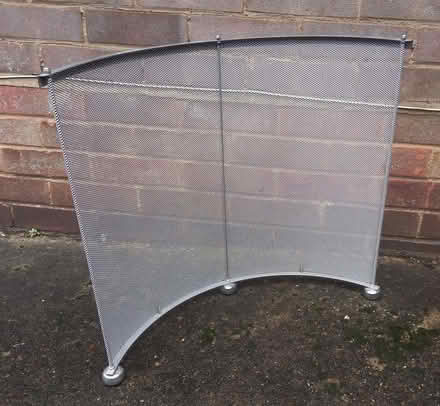 Photo of free Curved silver metal fire guard (Central Letchworth) #3