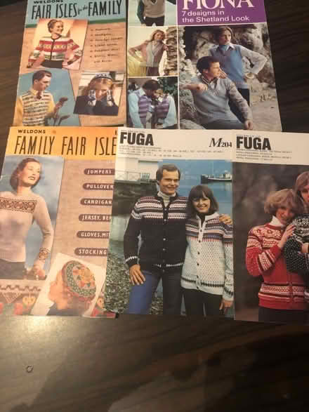Photo of free Vintage Fair Isle/Shetland/Scandinavian patterns (AB16) #1