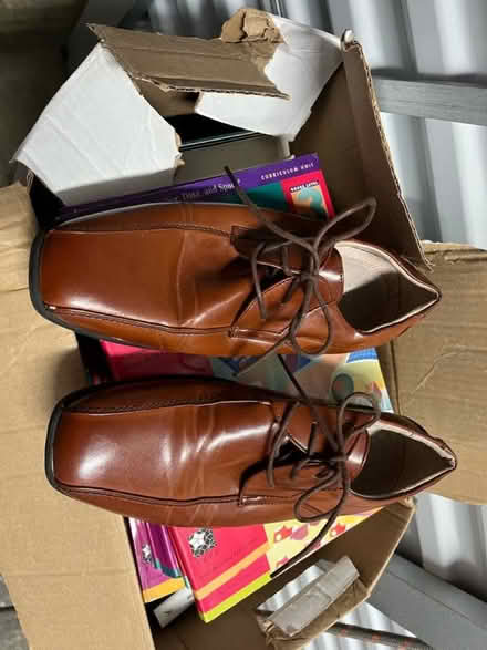 Photo of free Boys Dress Shoes x2 (size 8M) (Adam’s Point, Oakland) #1