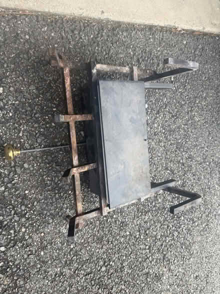 Photo of free Iron fireplace log set with ash box (Mount Vernon, VA) #2