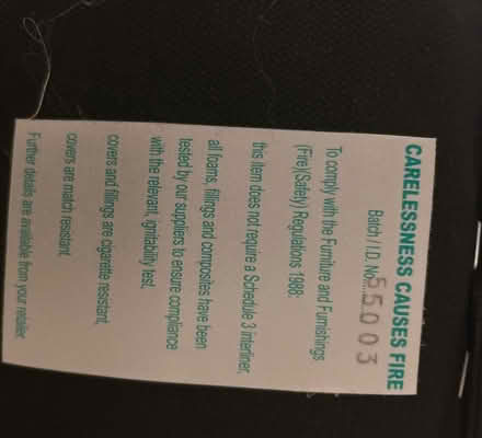 Photo of free Black leather sofa (Elstow MK42) #3