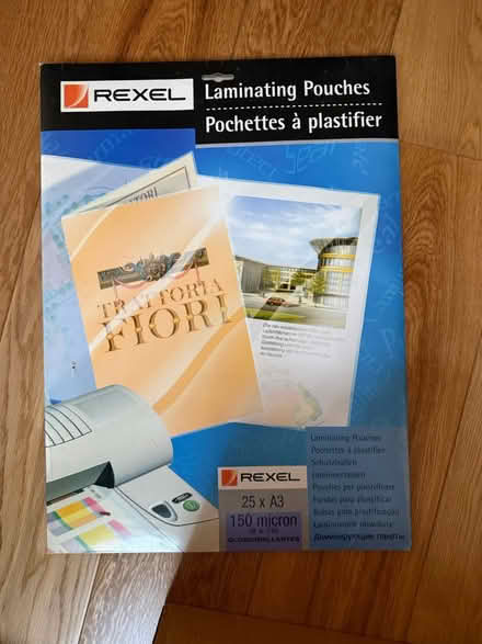 Photo of free A3 Laminator Pouches (New Brighton CH45) #1