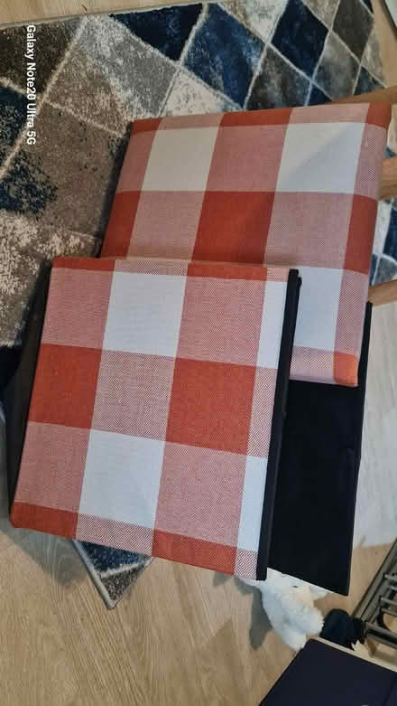 Photo of free Foldable Storage Cube and two Throws. (Foxwood YO24) #2