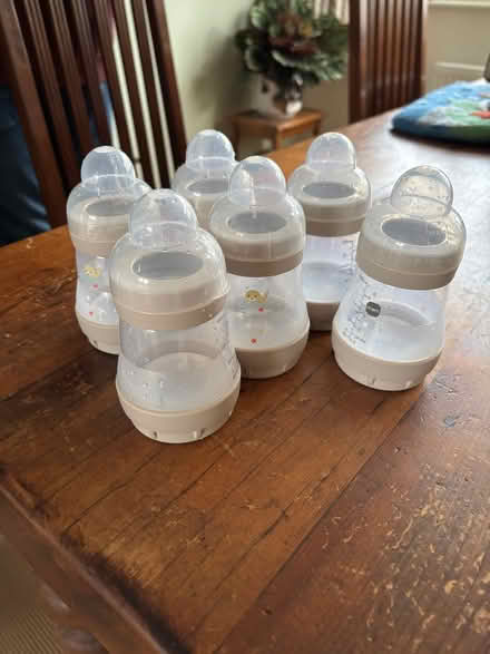 Photo of free 6 mam anti-colic baby bottles (Weston SK11) #1
