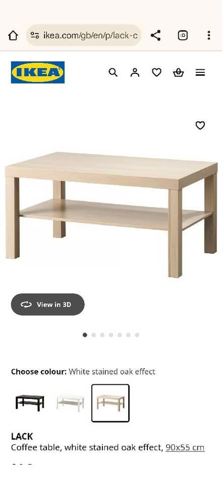 Photo of free IKEA coffee table (Fenham) #1