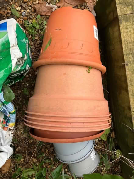 Photo of free Plastic plant pots (Allington ME16) #1