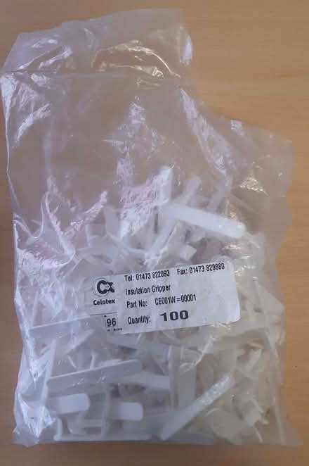 Photo of free Insulation clips - bag of 80 (South Ham RG22) #2