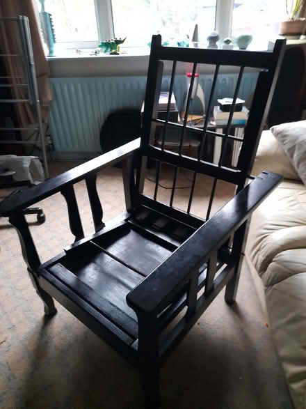 Photo of free Wooden steamer style chair (Loughborough LE11) #1