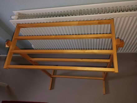 Photo of free IKEA free standing wooden towel rack (Kemptown BN2) #1