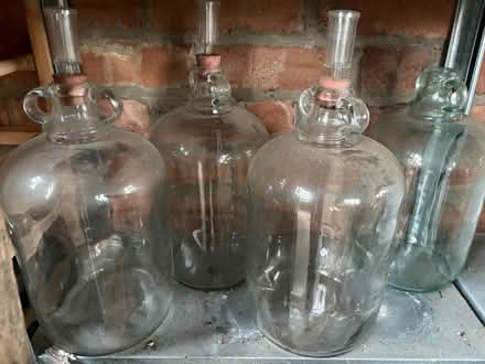 Photo of free 4 glass Demi johns (Glazebrook, WA3) #1