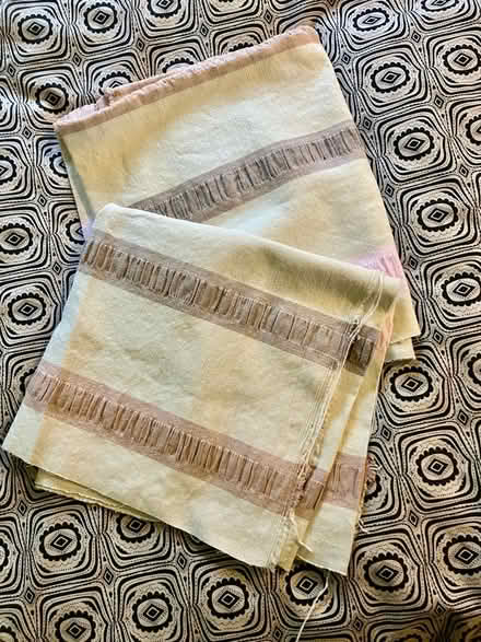 Photo of free 2 pieces of curtain weight fabric (Ifton Heath SY11) #1