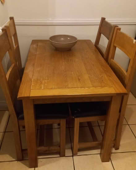 Photo of free Kitchen Table and 4 chairs (Dublin 15) #1